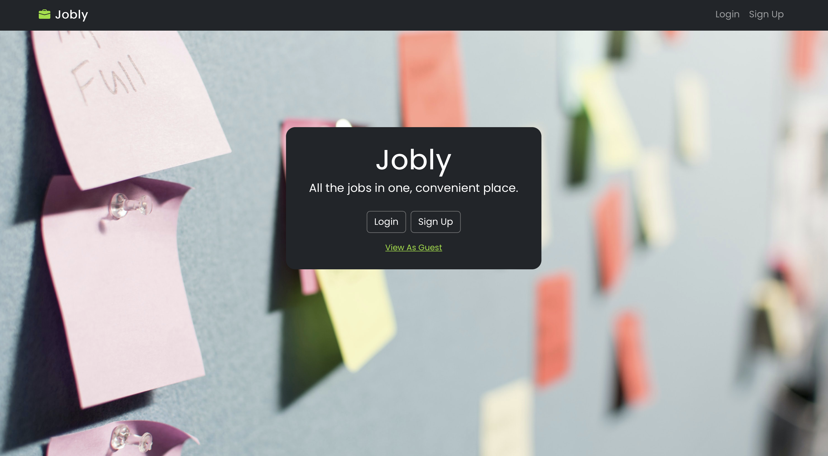 Preview image of Jobly app